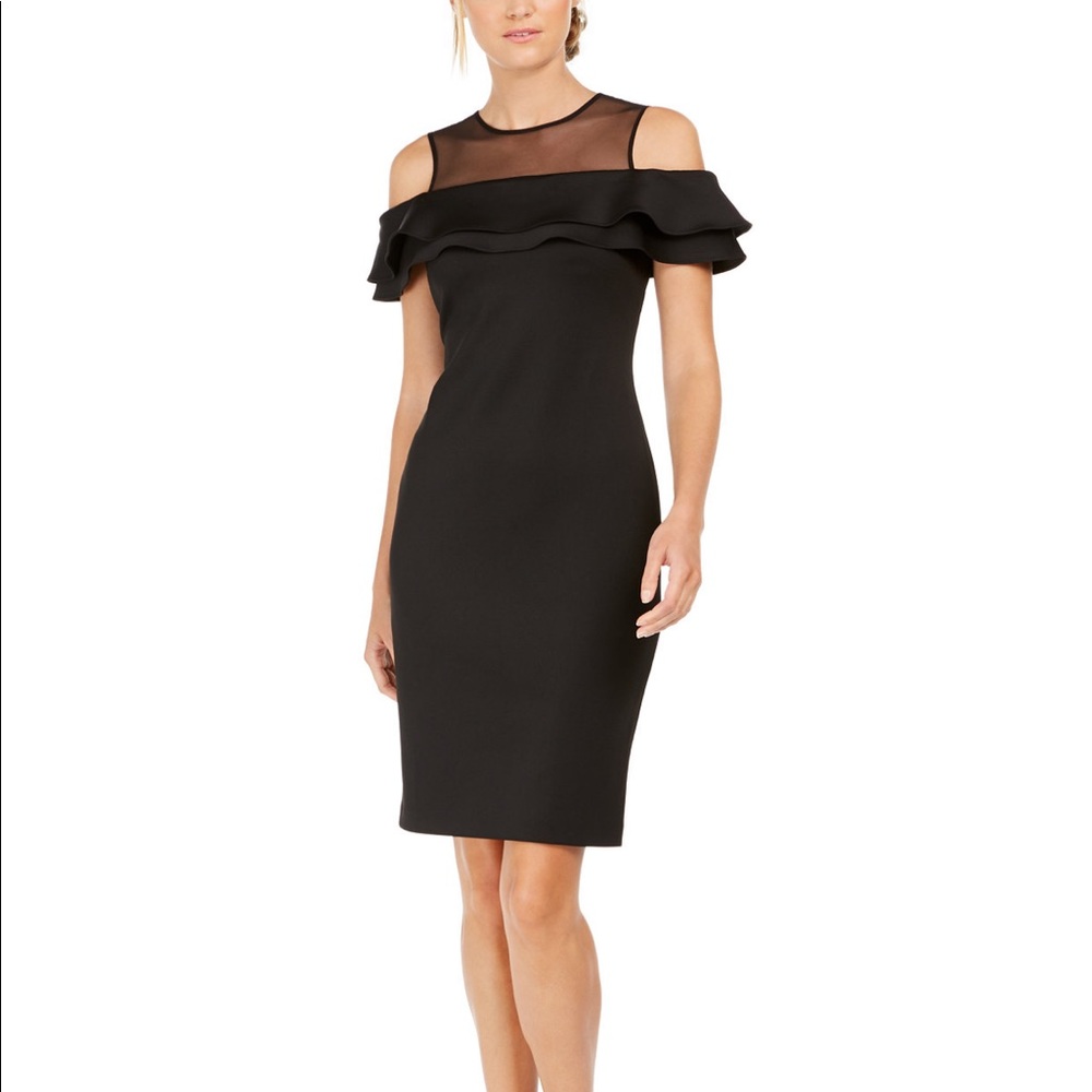 Calvin Klein off the shoulder dress